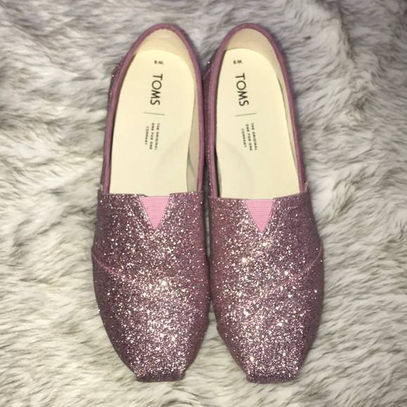rose glow iridescent glitter women's classics
